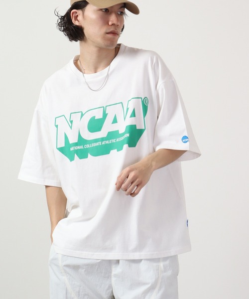 「NCAA」 半袖Tシャツ X-LARGE ターコイズブルー メンズ_画像5