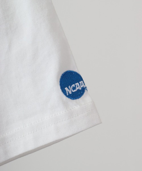 「NCAA」 半袖Tシャツ X-LARGE ターコイズブルー メンズ_画像9