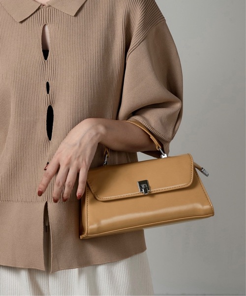 lawgy（ラウジー） ショルダーバッグ バッグ 2way square buckle point