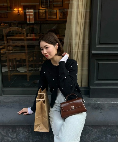 lawgy（ラウジー） ショルダーバッグ バッグ 2way square buckle point 