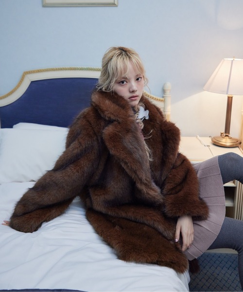 ジャケット・アウター etre loin Fur coat etre loin（エトルワン） コート アウター Fur coat レディース
