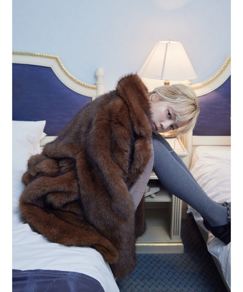 etre loin（エトルワン） コート アウター Fur coat レディース