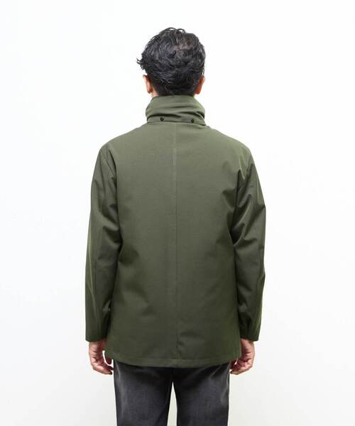 MEN'S MELROSE ブルゾン アウター ボンディングツイルスタンドカラー
