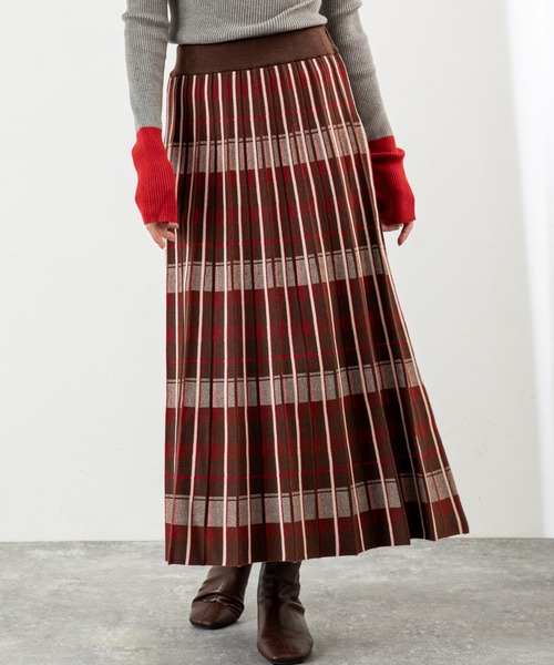 MILLION CARATS（ミリオンカラッツ） スカート 「チェック柄×美タック