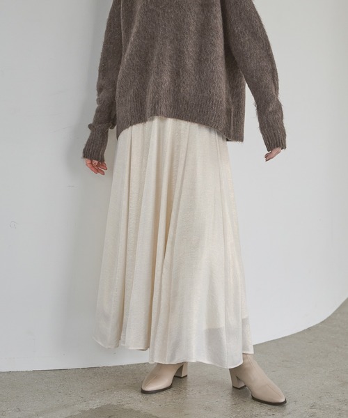 A part by（アパートバイ） スカート ハクプリントキリカエフレア