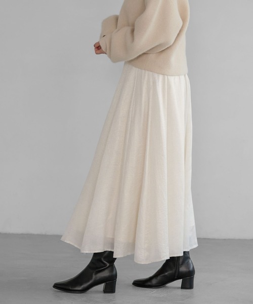 A part by（アパートバイ） スカート ハクプリントキリカエフレア