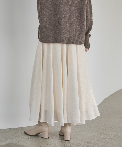 A part by（アパートバイ） スカート ハクプリントキリカエフレア