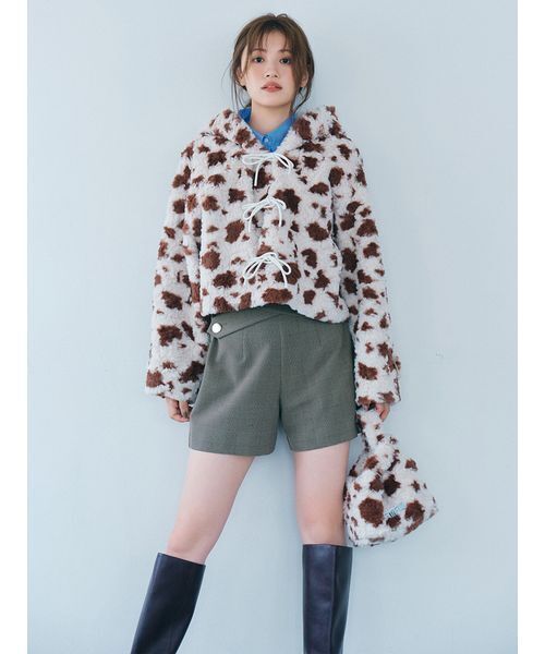 FURFUR（ファーファー） ダッフルコート コート リボンショート
