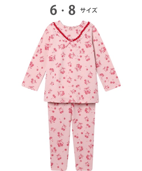 パジャマ ワコールキッズ　パジャマ　長袖　長ズボン キッズ 子供 女の子の画像