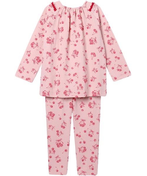 パジャマ ワコールキッズ　パジャマ　長袖　長ズボン キッズ 子供 女の子の画像