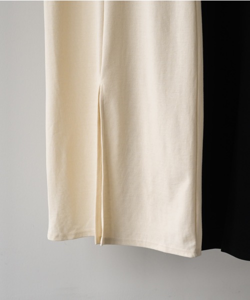 「muku」 ノースリーブワンピース FREE アイボリー レディース_画像6