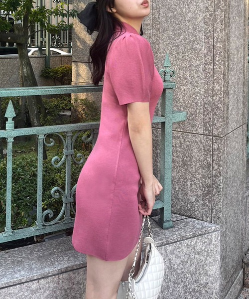 「ROYAL PARTY」 半袖ワンピース FREE ホワイト レディース_画像2