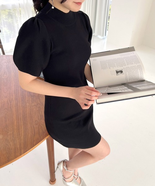 「ROYAL PARTY」 半袖ワンピース FREE ホワイト レディース_画像5