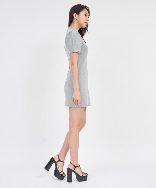 「ROYAL PARTY」 半袖ワンピース FREE ホワイト レディース_画像7