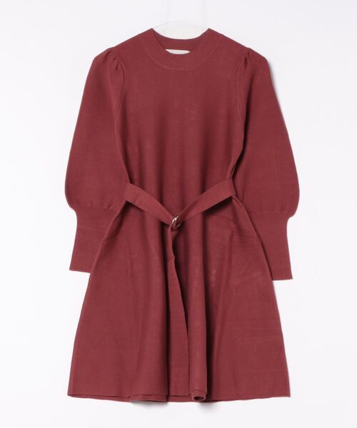 「31 Sons de mode」 ニットワンピース フリー ブラウン系その他 レディース_画像2