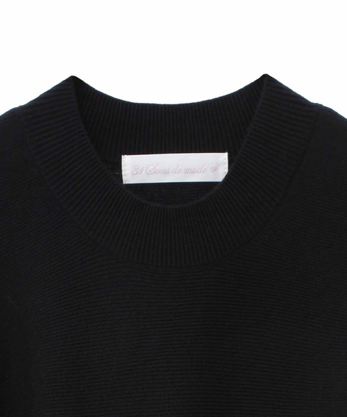 「31 Sons de mode」 ニットワンピース フリー ブラウン系その他 レディース_画像4