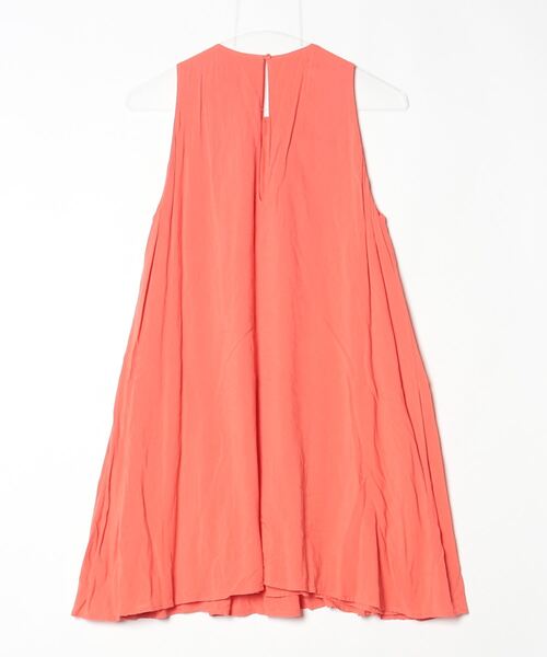 「KAREN WALKER」 ノースリーブワンピース 4 オレンジ レディース_画像2