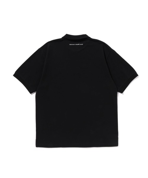 「A BATHING APE」 半袖ポロシャツ X-LARGE ホワイト メンズの画像