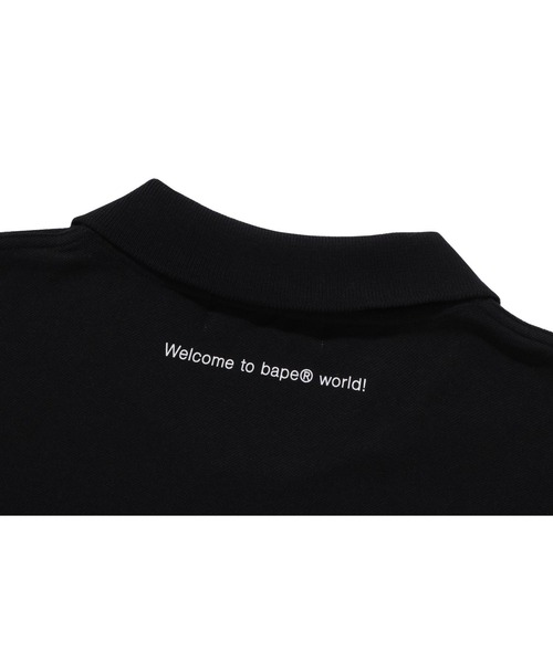 「A BATHING APE」 半袖ポロシャツ X-LARGE ホワイト メンズの画像