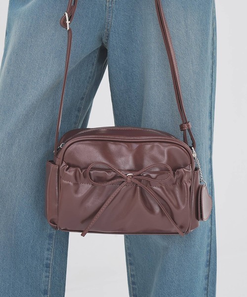 Honeys（ハニーズ） ショルダーバッグ バッグ ハートミラーリボン