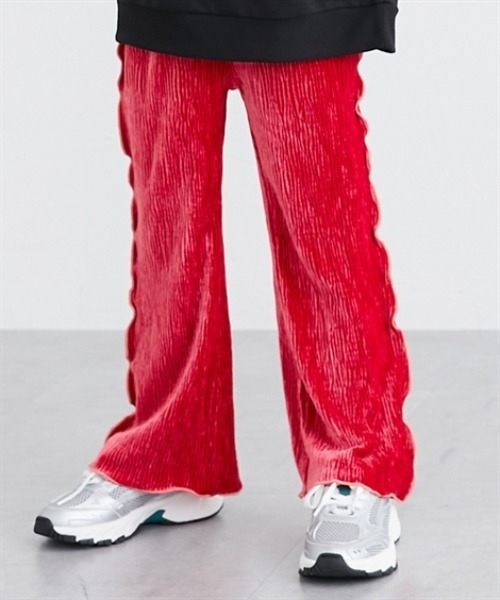 美品✨　キャサリンハムネット　ベロア　セットアップ　フレアパンツ　ボルドー　M パンツ ベロアフレアパンツ キッズ 子供服 女の子 : ZOZOTOWN Yahoo!店