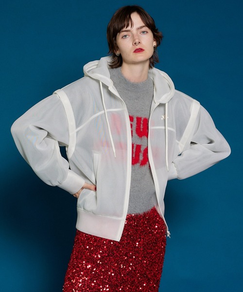 MAISON SPECIAL（メゾンスペシャル） ジップアップパーカー FREE