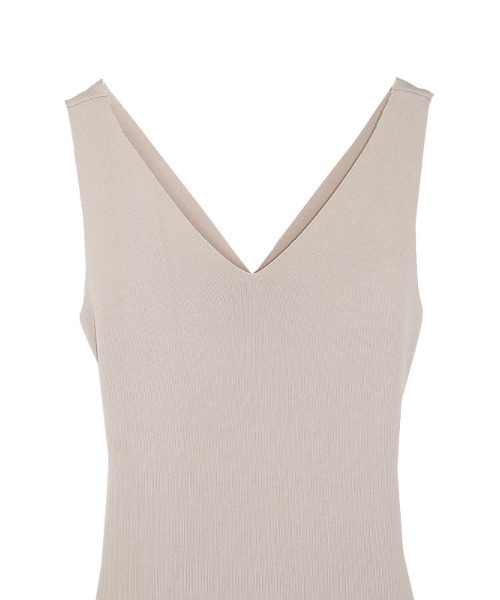 「ACYM」 ノースリーブワンピース FREE シルバー レディース_画像6