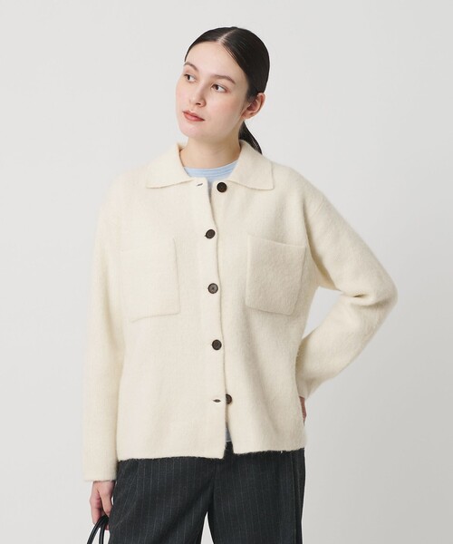 BEAUTY＆YOUTH UNITED ARROWS カーディガン チャイニーズラクーン