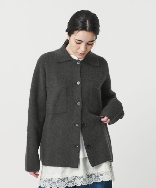 BEAUTY＆YOUTH UNITED ARROWS カーディガン チャイニーズラクーン