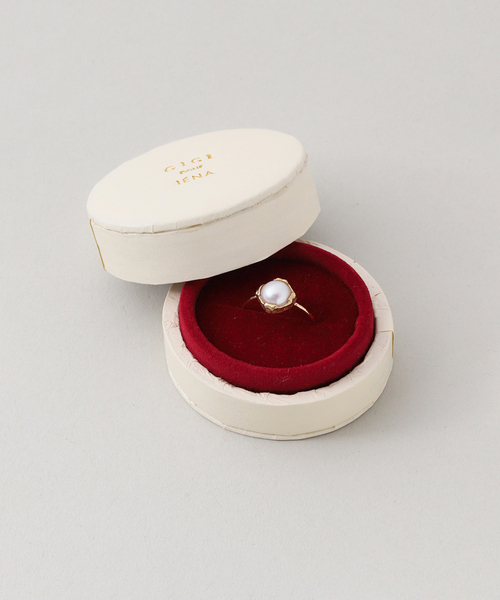 指輪 リング GIGI/ジジ 別注 PEARL SQUARE RING EX レディースの画像