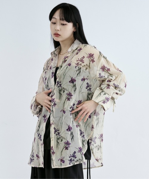 「Ezick」 長袖シャツ FREE ブラック レディース_画像2