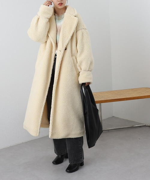 「COLONY 2139」 チェスターコート FREE ブラック レディース_画像2