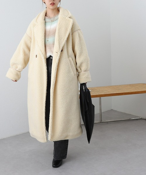 「COLONY 2139」 チェスターコート FREE ブラック レディース_画像3