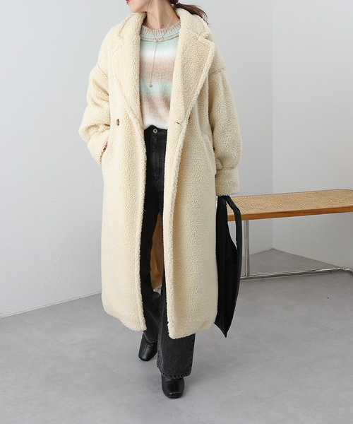 「COLONY 2139」 チェスターコート FREE ブラック レディース_画像5