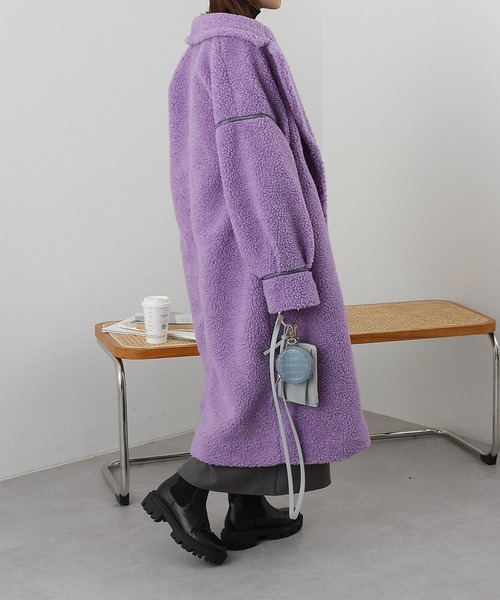 「COLONY 2139」 チェスターコート FREE ブラック レディース_画像9