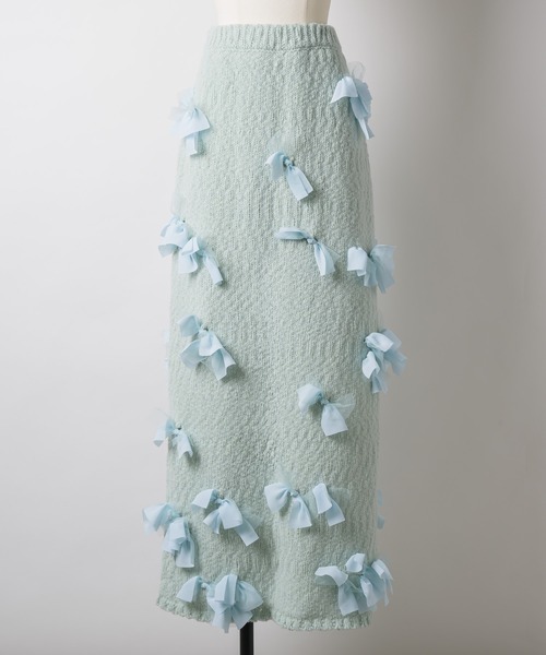 「J1U by LA BELLE ETUDE」 ニットスカート 1 ブラック レディース_画像9