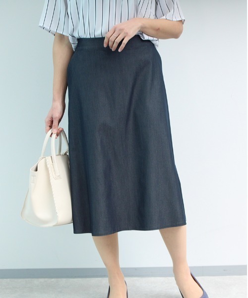 「fleur by mint breeze」 スカート LL ネイビー レディース_画像4