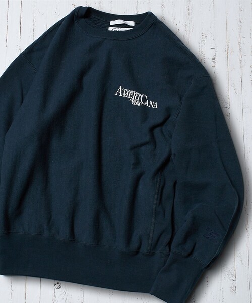 AMERICANA（アメリカーナ） スウェットカットソー M スミクロ
