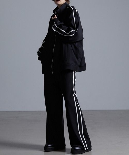 「Loose/ルース」 ジャージブルゾン X-SMALL ブラウン メンズ_画像7