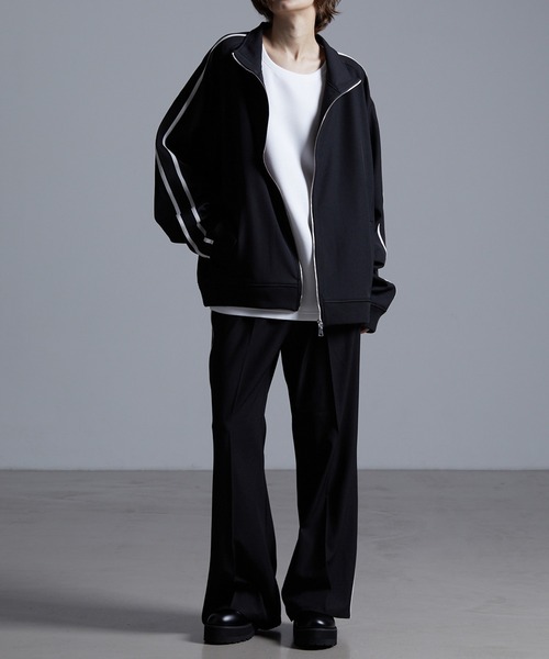 「Loose/ルース」 ジャージブルゾン X-SMALL ブラウン メンズ_画像8