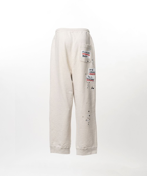スウェットパンツ ジャージ Embellished Sticker Sweat Pants メンズの画像