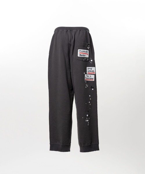 スウェットパンツ ジャージ Embellished Sticker Sweat Pants メンズの画像