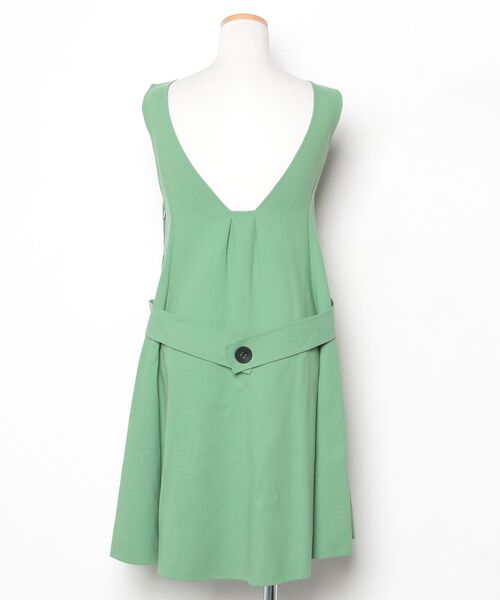 FOXEY BOUTIQUE」 ノースリーブワンピース 40 グリーン レディース