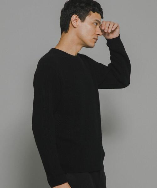 「URBAN RESEARCH Sonny Label」 長袖ニット LARGE グレー メンズ_画像5