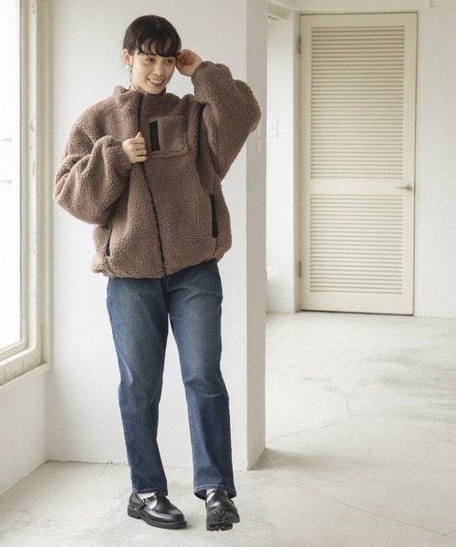 「pairmanon」 ブルゾン FREE スモークピンク レディース_画像5