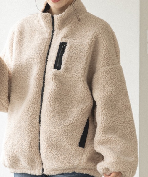 「pairmanon」 ブルゾン FREE スモークピンク レディース_画像6