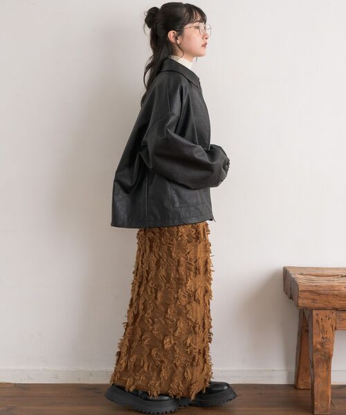 「RETRO GIRL」 ブルゾン FREE ブラック レディース_画像3