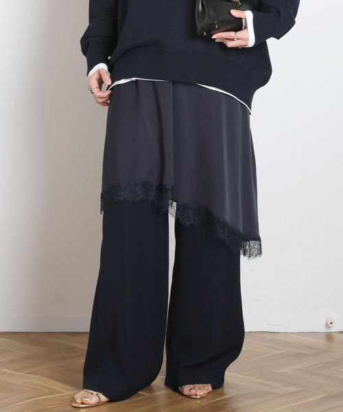 ap studio ドッキング　レース　ワンピース AP STUDIO ワンピース NEWレースドッキングワンピース : ZOZOTOWN