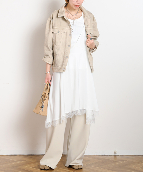 AP STUDIO レースドッキングワンピース AP STUDIO ワンピース NEWレースドッキングワンピース : ZOZOTOWN