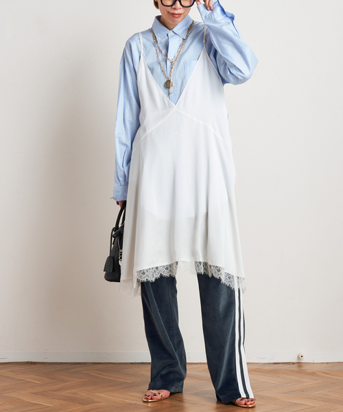 ap studio ドッキング　レース　ワンピース AP STUDIO ワンピース NEWレースドッキングワンピース : ZOZOTOWN